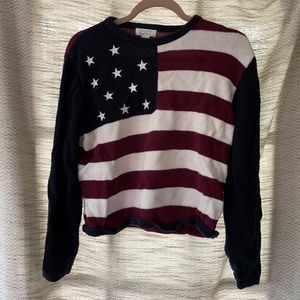 American flag vintage sweater